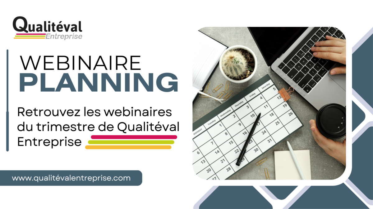 Programme des webinaires Qualitéval de janvier